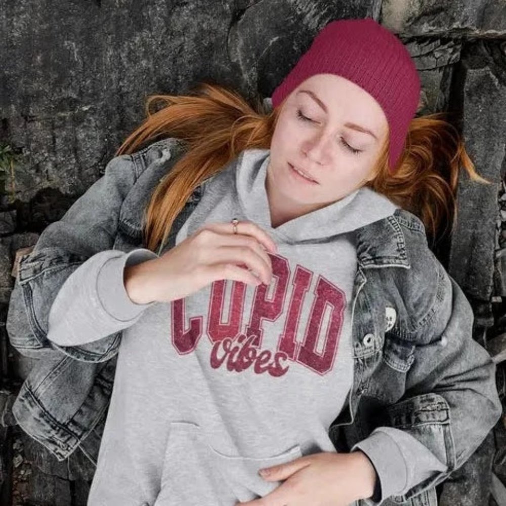 Cupid Vibes Graphic Hoodie